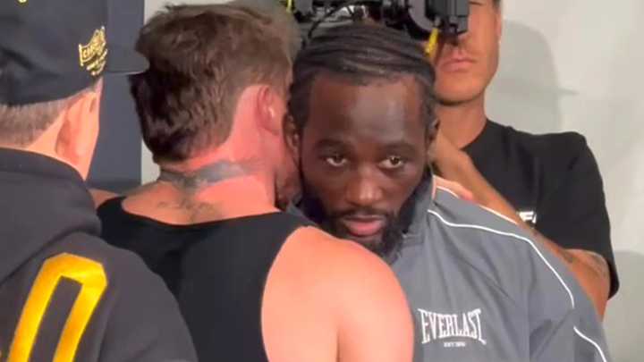 Terence Crawford in amazing show of respect by handing BACK world titles to Canelo Alvarez and high