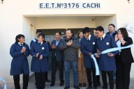 Municipios salteños | Sáenz inauguró la primera escuela técnica de Cachi