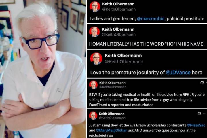 Keith Olbermann launches into deranged rant about Trump admin — hours after deleting apparent threats