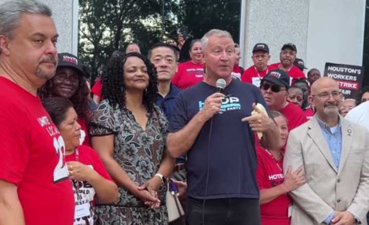 Harris County Dems, Whitmire’s State of the City Postponed While Hilton Workers Strike
