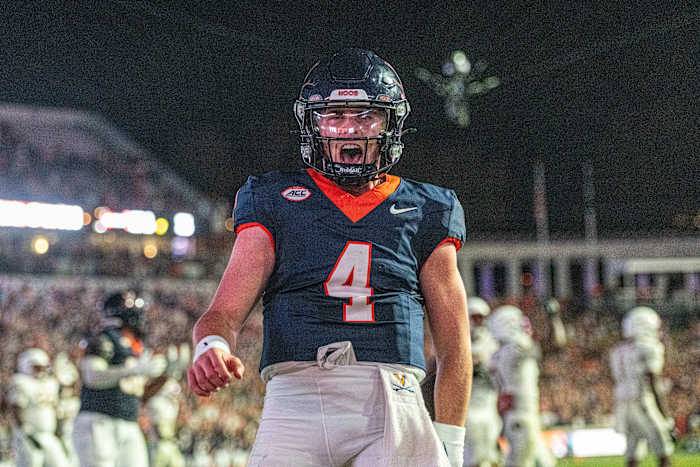 Virginia outlasts No. 8 Florida State 46-38 in second overtime