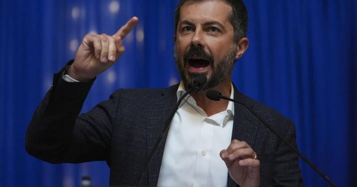 Pete Buttigieg rallies against redistricting in home state of Indiana