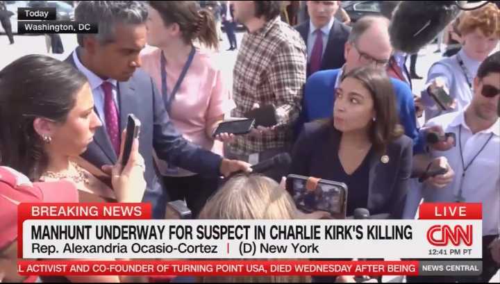 AOC Throws Water On Republican Reichstag