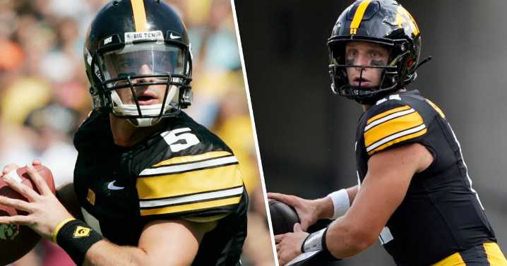 What former Iowa quarterback did Mark Gronowski remind Kirk Ferentz of on Saturday?