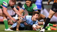 NRL 2025: Canberra Raiders finals exit, Ricky Stuart reaction to Cronulla Sharks defeat, minor premiers’ defensive problems, news, video