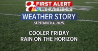 Forecast: Cooler air and rain chances Friday
