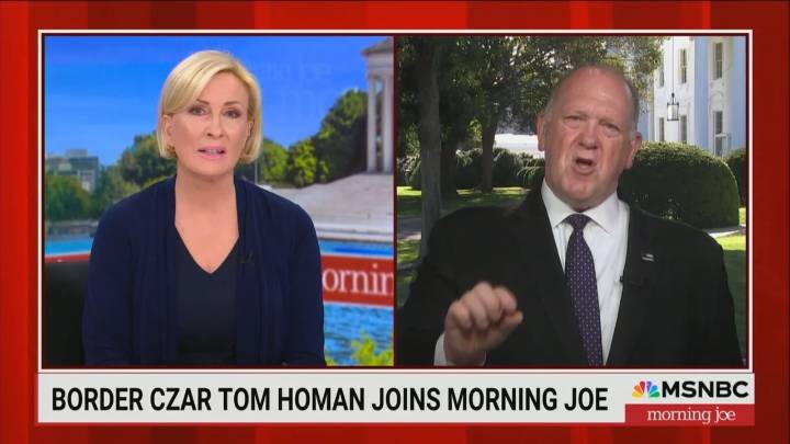 Mika Brzezinski Gets Into Fiery Battle With Trump Border Czar on ICE Detainments