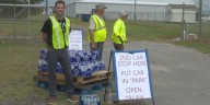 Franklin County EOC distributes water to residents