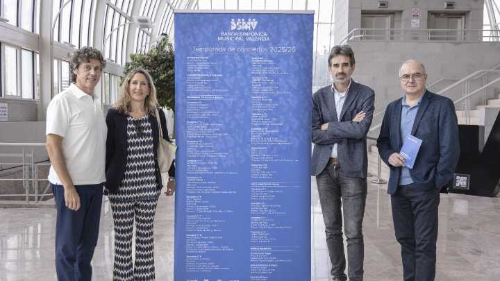 25 conciertos "de todos los estilos" para la nueva temporada de la Banda Municipal de Valencia