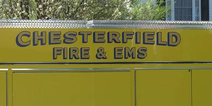 Chesterfield Fire and EMS conducting training on Pocahontas Parkway bridge