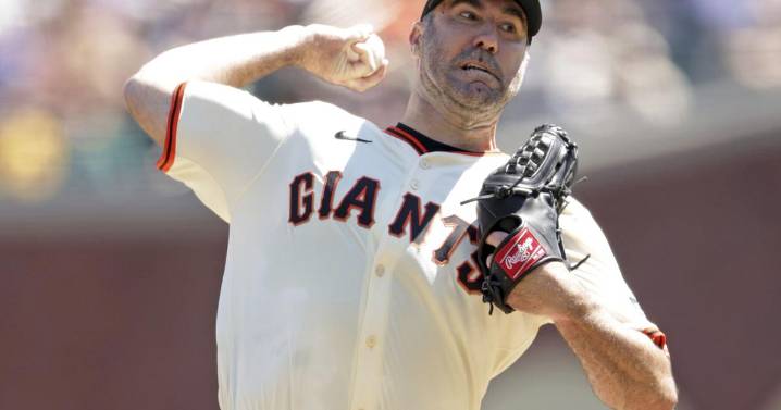 Verlander throws 121 pitches in 5 scoreless innings as Giants rout Orioles 13
