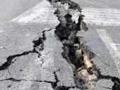 New Jersey Road Splits in Two as Town Says Displacement Caused 1/4 Mile Long Crack in Major Roadway Near Driscoll Bridge