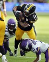 Unheralded, bloodied Steelers running back makes huge splash in win over Vikings