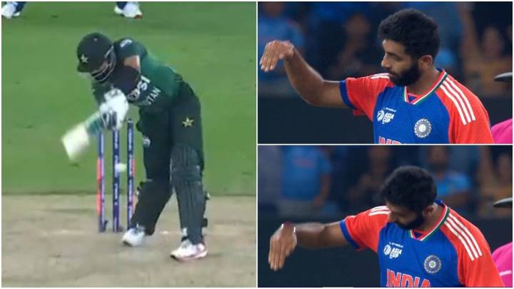 Jasprit Burmah’s Aeroplane Celebration After Cleaning Up Haris Rauf Breaks Internet: Watch