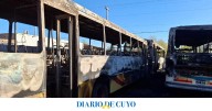 Creen que un cortocircuito inició el fuego en el que terminaron destruidos 7 micros