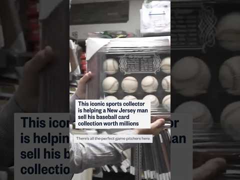 Sports memorabilia collector helps New Jersey man sell his baseball card collection worth millions