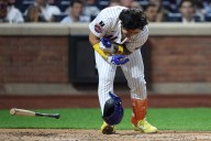Mets star catcher avoids serious injury after another hit by pitch