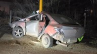 Tres jóvenes heridos por un violento accidente en Centenario