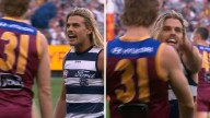 Brisbane co-captain Harris Andrews lifts lid on heated exchange with Bailey Smith during grand final