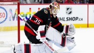 Senators’ Linus Ullmark weighs in on longer OT, goalie interference