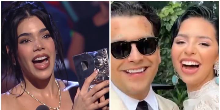 Kenia Os desata controversia en redes por un grito que lanzó en los Premios Juventud 2025: “Igual que Ángela Aguilar”
