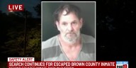 Search continues for second escaped Brown County inmate