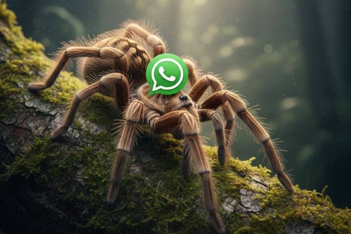 Terror de la naturaleza. Cómo activar el “modo tarántula” de WhatsApp