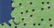 Met Office map shows where and when wind gusts up to 61mph will hit North West