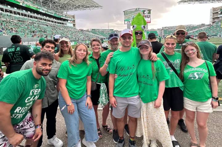 Newlyweds cap wedding weekend with Rider Nation experience