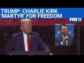 Trump at Charlie Kirk funeral: I hate my opponents