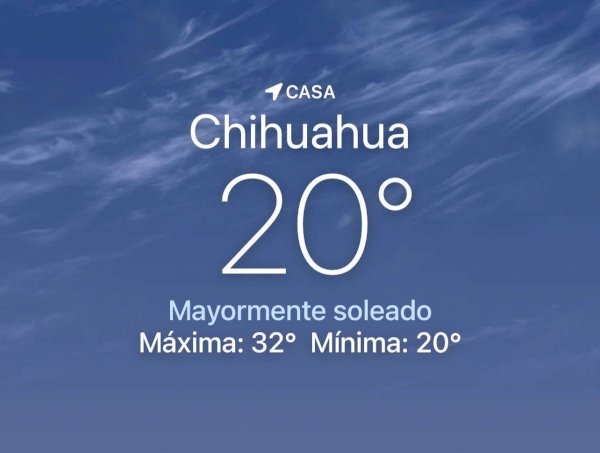 Se espera día caluroso con máxima de 32 grados centígrados