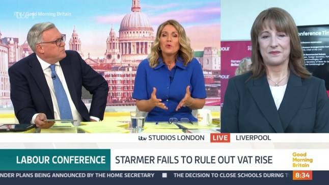Susanna Reid leaves Rachel Reeves squirming after grilling her in ‘car crash interview’