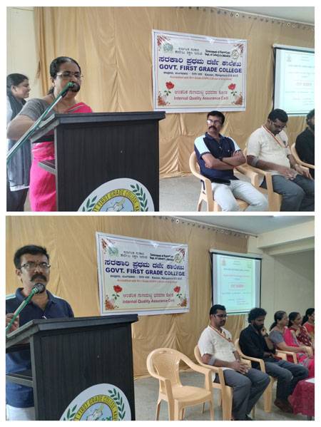 Mangaluru: Stage training programme conducted at Govt First Grade College, Kavoor