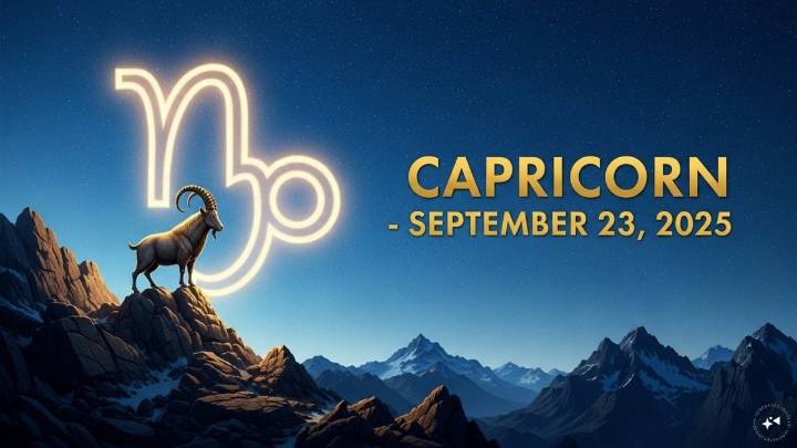 Capricorn Horoscope Today, September 23, 2025