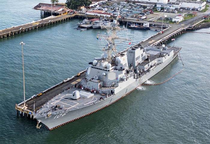 Otro buque destructor del ejército de Estados Unidos se encuentra en Panamá