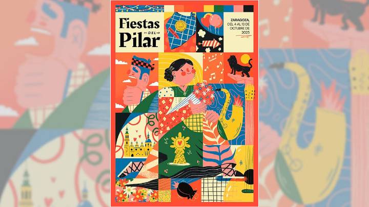 "Fragmentos del Pilar": el cartel oficial de las Fiestas del Pilar 2025