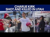 Charlie Kirk shot dead at university event in Utah