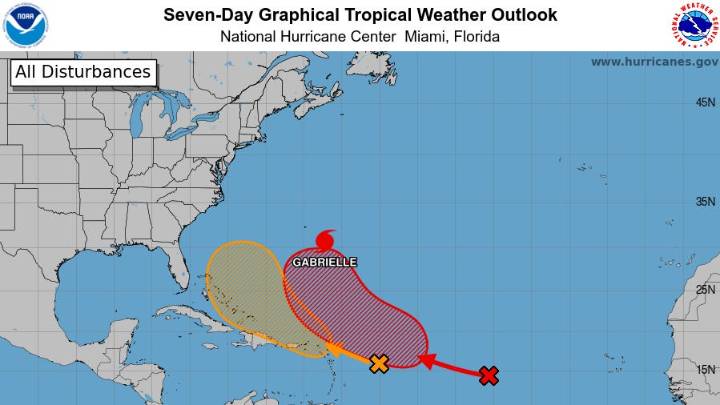 Tropical storms strengthening in the Atlantic