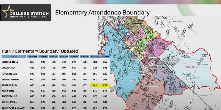 College Station ISD approves new boundaries for elementary schools