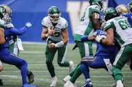 Elks RB Rankin, Ticats DL Howsare, Roughriders O-line top CFL honour roll – Winnipeg Free Press