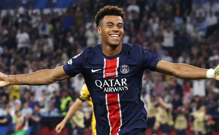 Why is Desire Doue not playing for France vs South Africa at 2025 FIFA U