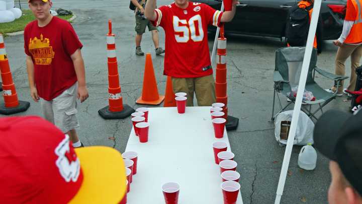 Eagles vs Chiefs pregame tailgating in Kansas City