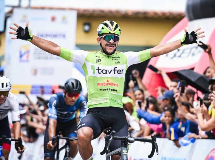 Leángel Linárez festejó por segunda vez en la Vuelta a Venezuela