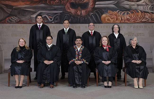 Difunden primera fotografía oficial de la nueva SCJN integrada por los nueve ministros