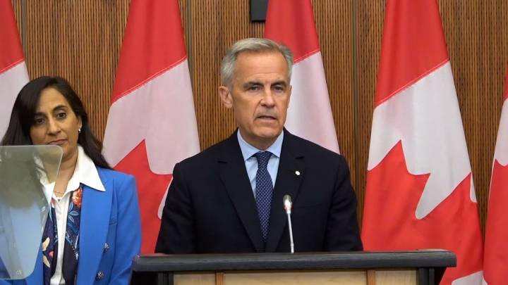 Mark Carney announces Canada officially recognizes a Palestinian state