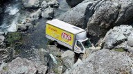 Frito-Lay truck plunges 150 feet into canyon in Northern California