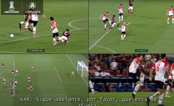 LOS AUDIOS DEL VAR.- Explicaron por qué no revisaron la expulsión a Plata en Flamengo