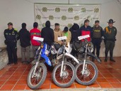 Cayeron ‘Los Colorados’ dedicados al hurto de motocicletas en el sur del Huila