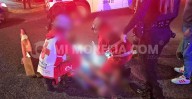 Colisionan combi y moto en la avenida Pedregal de Morelia; hay un lesionado