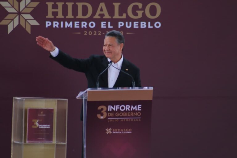 10 claves del tercer informe de gobierno de Julio Menchaca en Hidalgo
